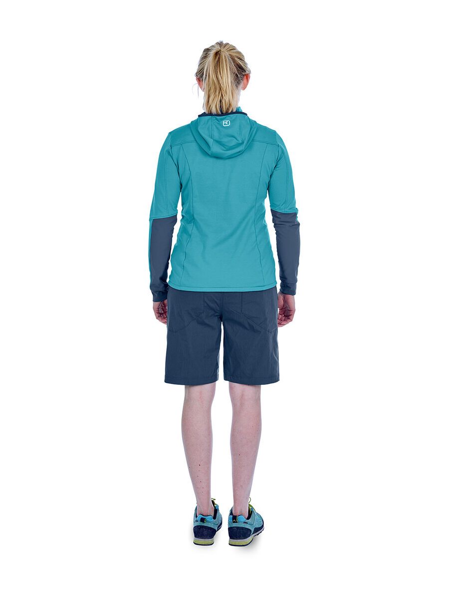 Ortovox Merino Fleece Light Tec Hoody W, aqua - Bild 4
