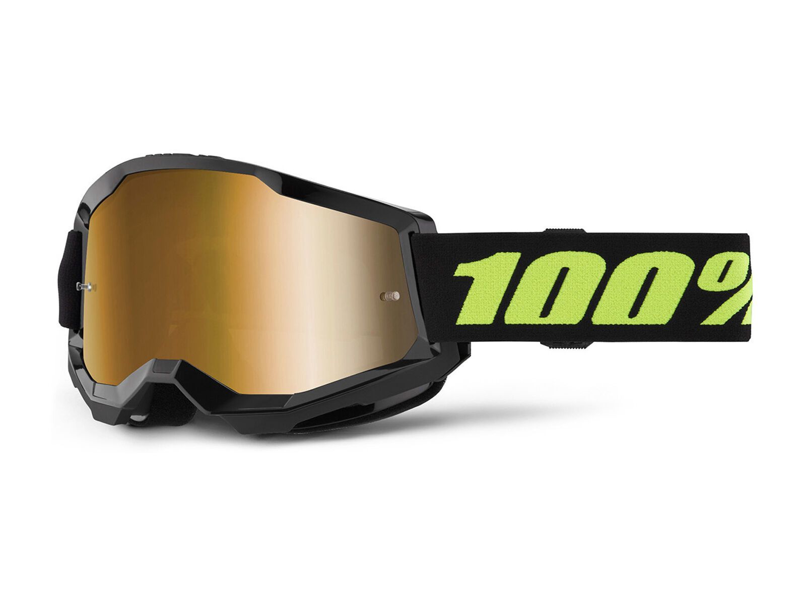 100% Strata 2 Goggle - True Gold Mirror, solar eclipse - Bild 1