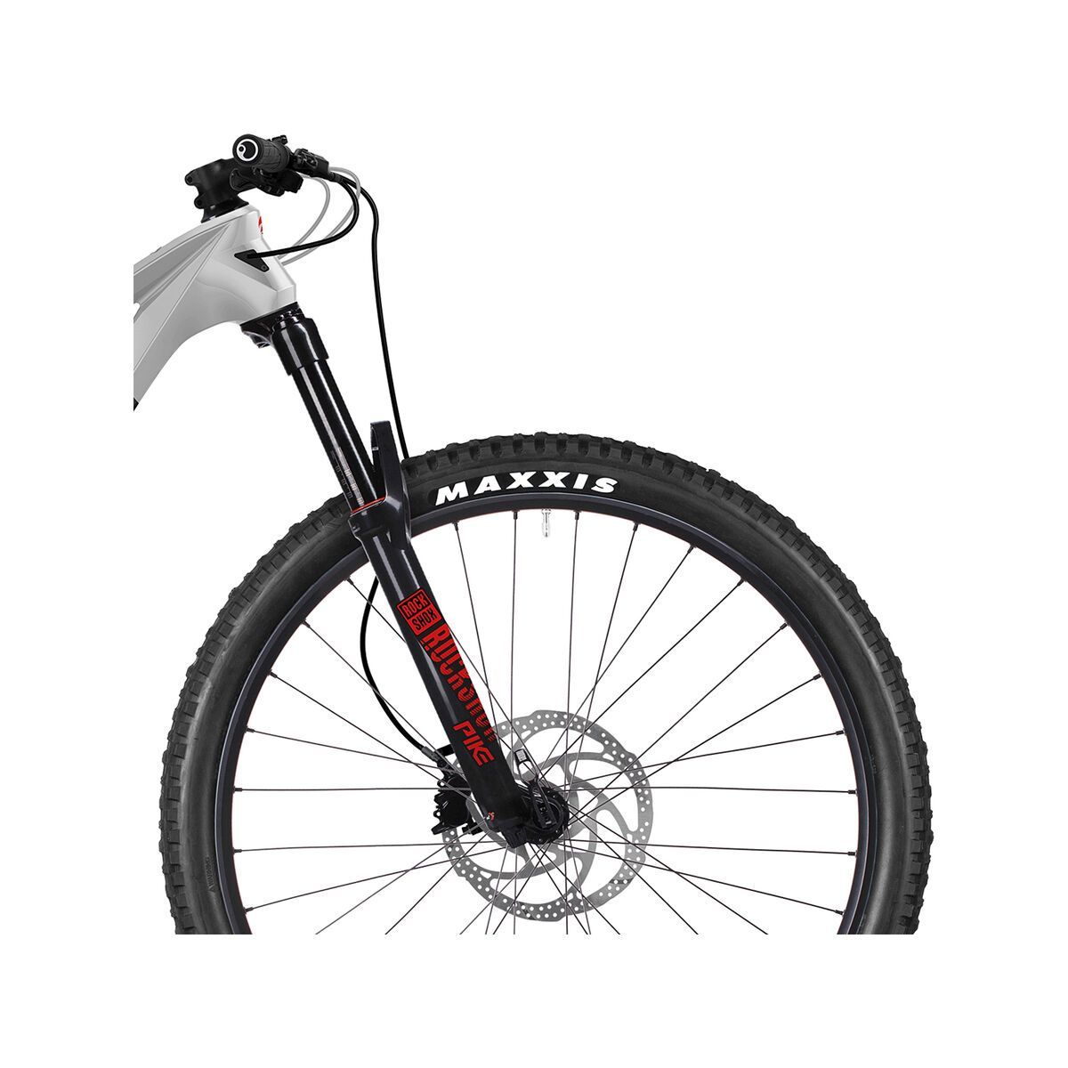 Ghost SL AMR 9.9 LC, iridium silver/jet black/riot red - Bild 7