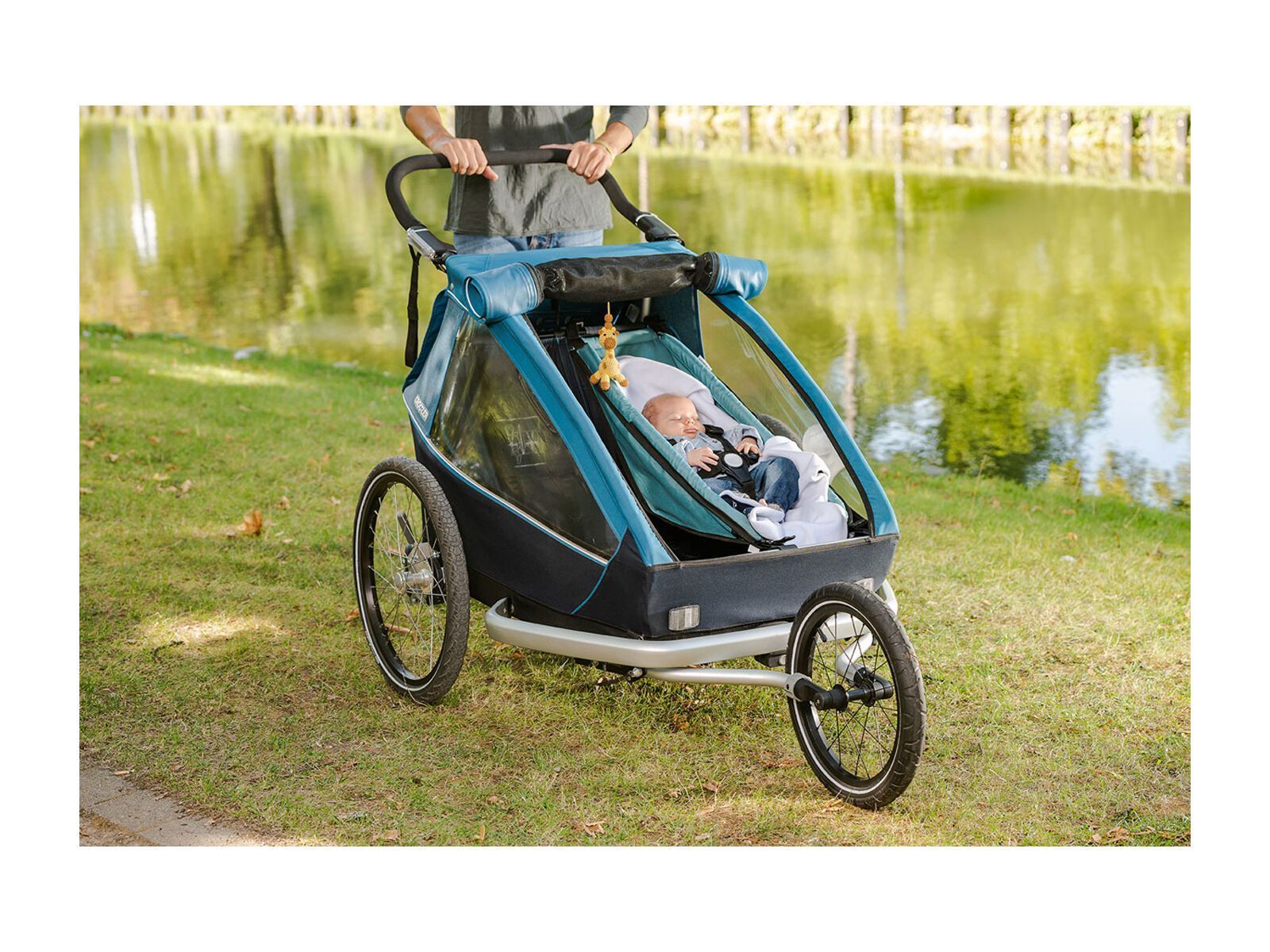 Croozer Kid Plus for 2, ocean blue - Bild 7