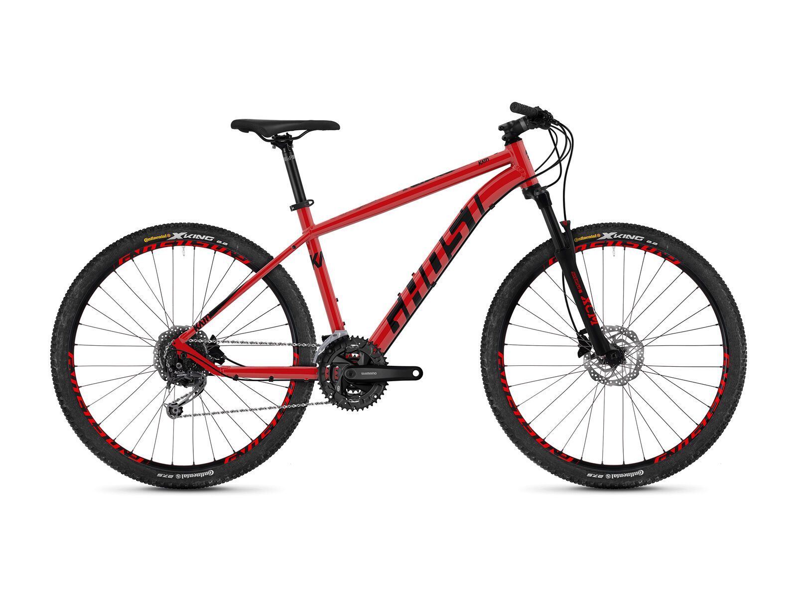 Ghost Kato 4.7 AL, riot red/night black - Bild 1