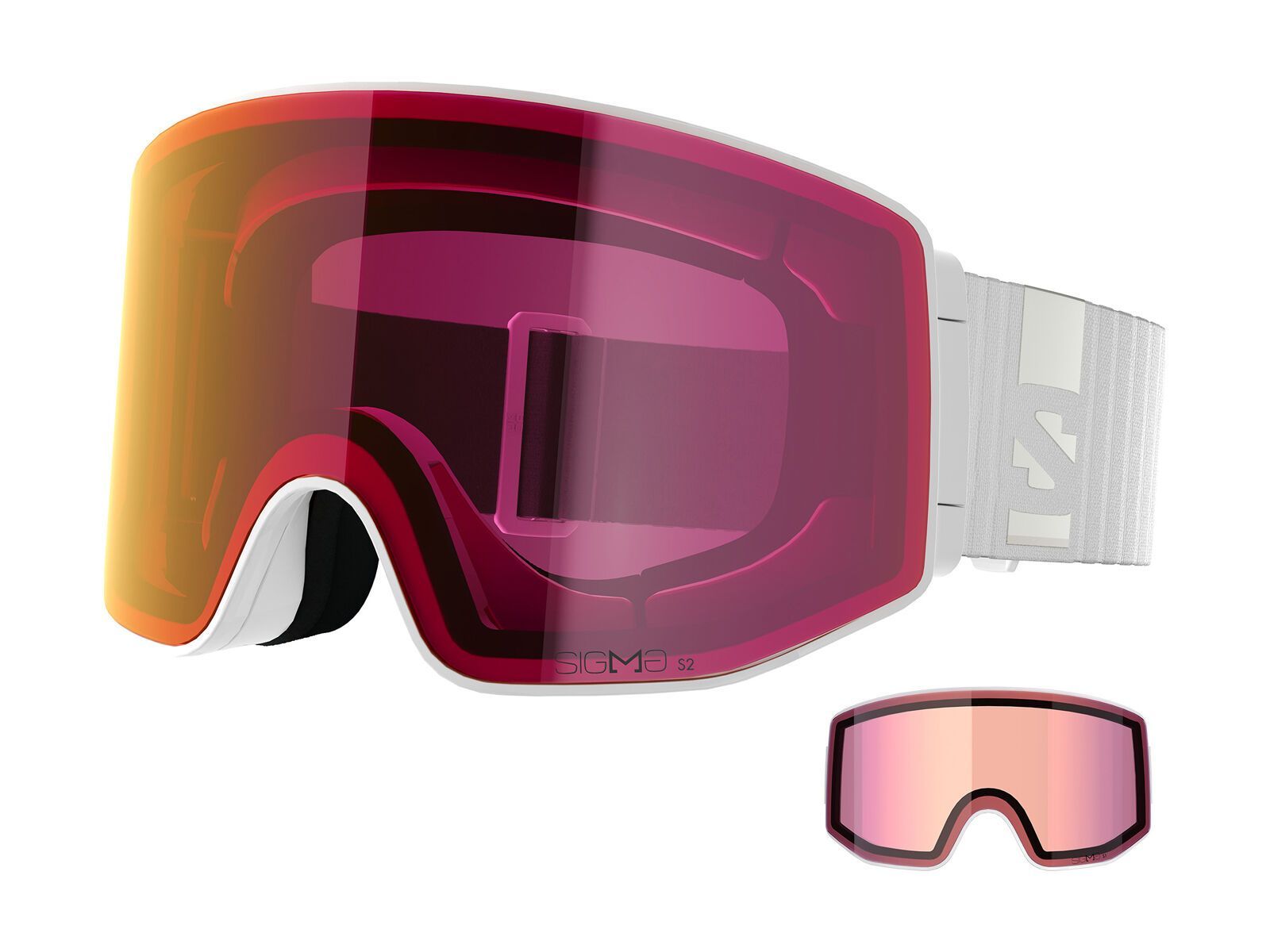 Salomon Sentry Prime + WS, Sigma Poppy Red / white - Bild 1