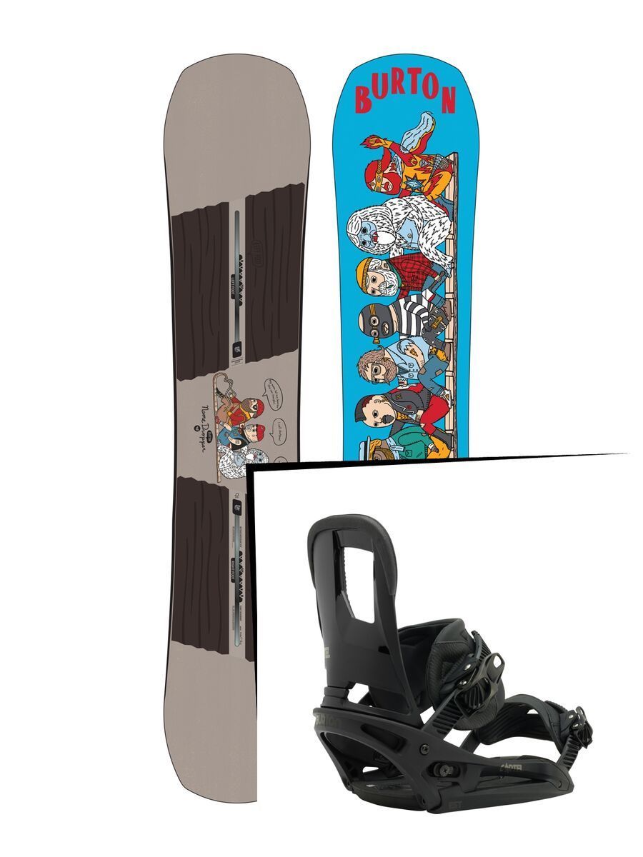 Burton Set: Name Dropper 2016 + Burton Cartel EST - Bild 1