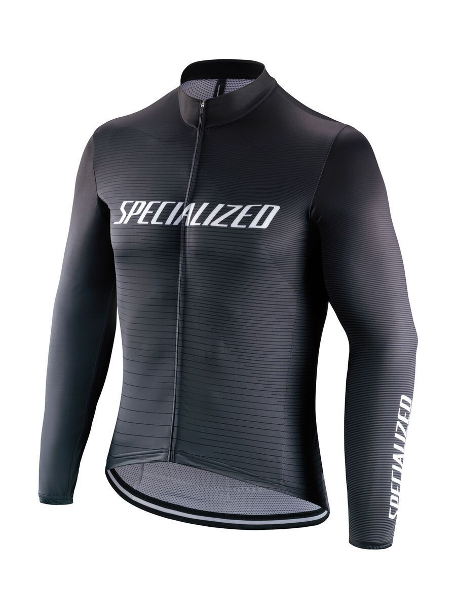 Specialized RBX Comp Logo Team Longsleeve Jersey, black/charcoal - Bild 1