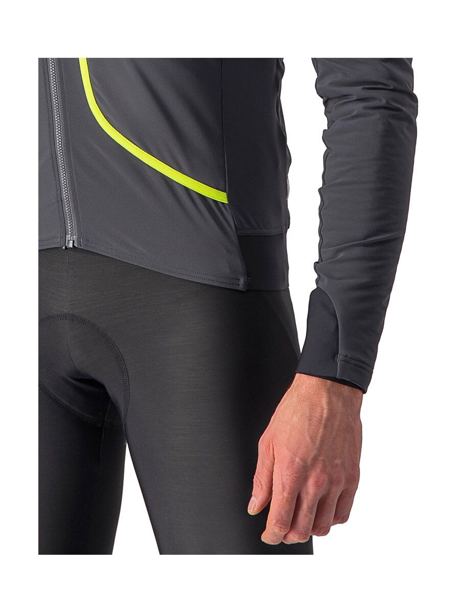 Castelli Flight Jacket Air, dark gray/electric lime - Bild 5