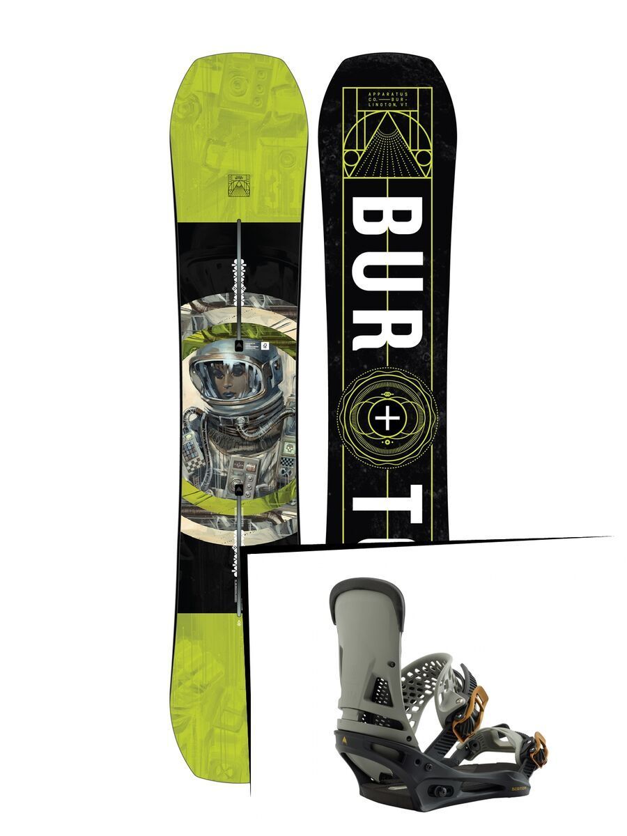 Set: Burton Paramount 2019 + Burton Malavita black/gray - Bild 1