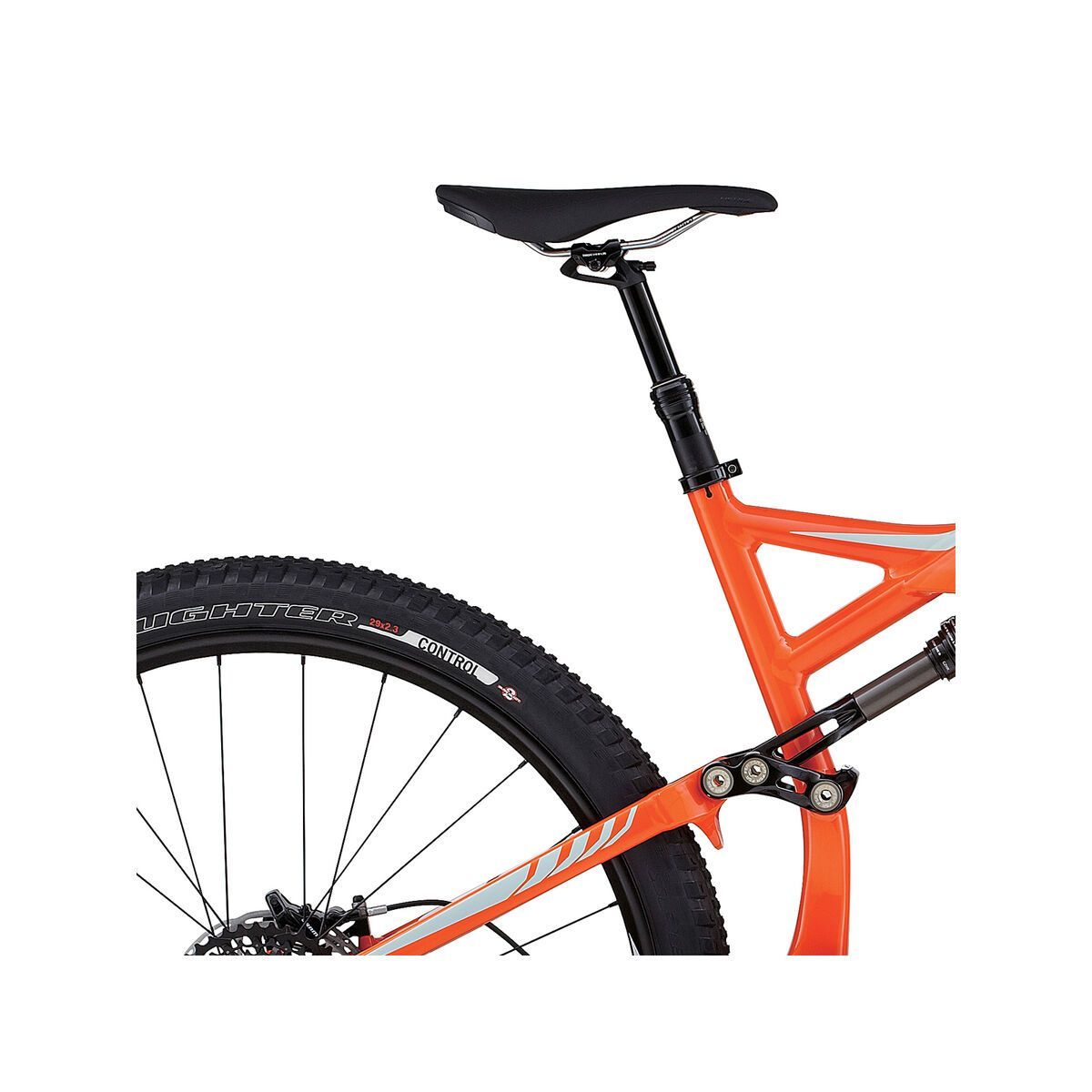 Specialized Enduro FSR Comp 29, gloss moto orange/baby blue/white - Bild 5