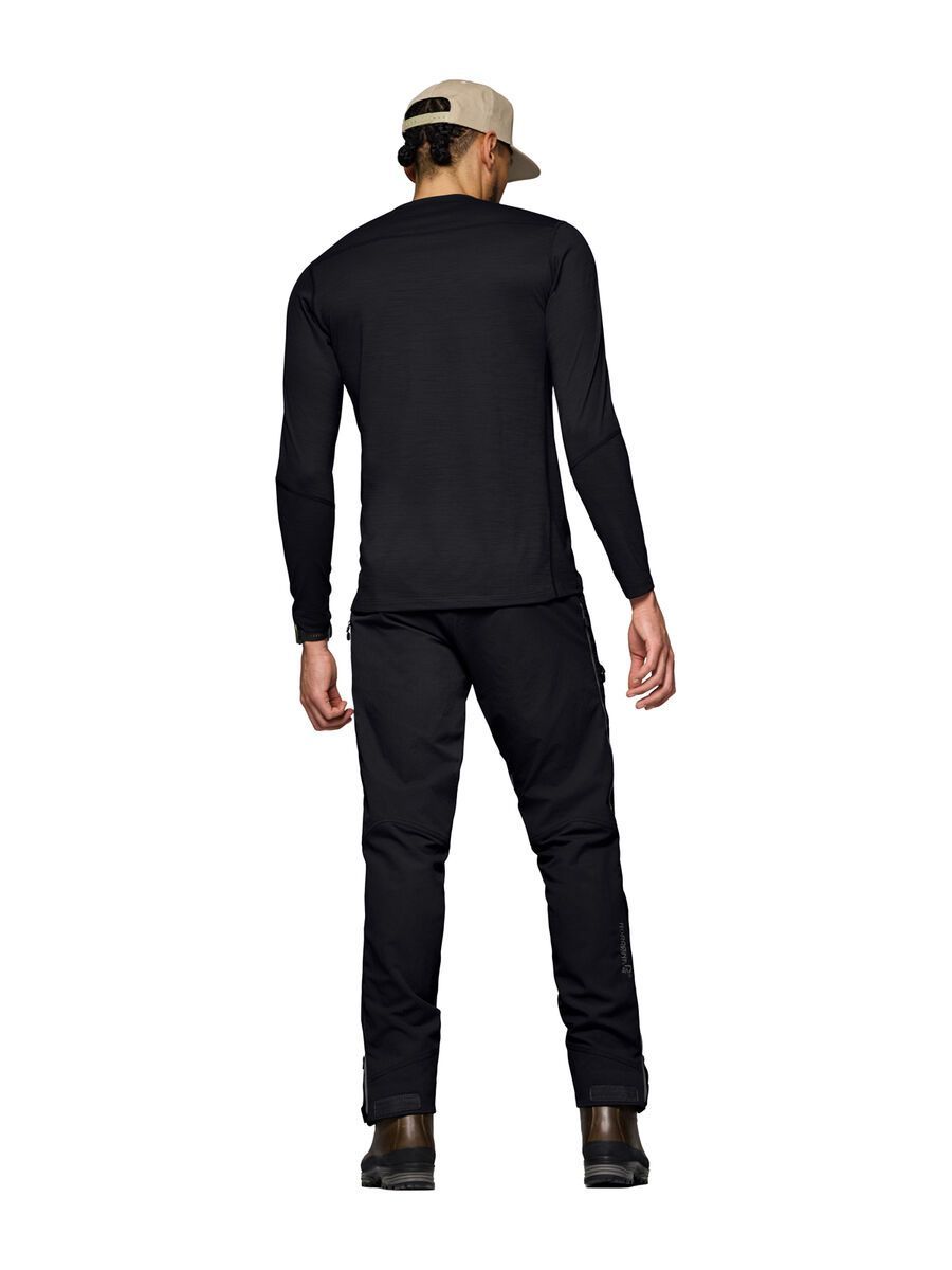 Norrona femund pureUll Long Sleeve M's, caviar black - Bild 5