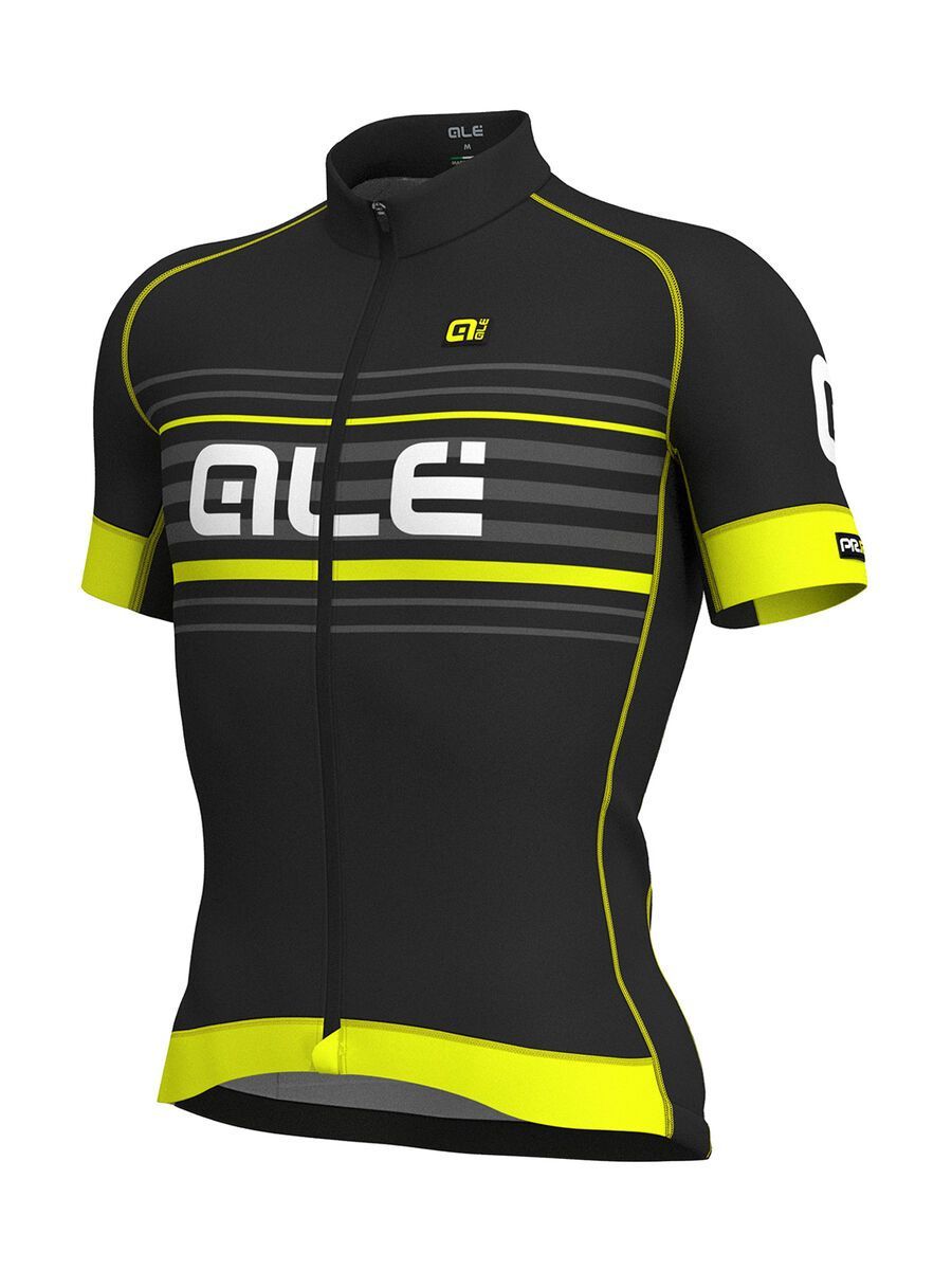 Ale Salita Jersey, nro-giallo fluo/black-fluo yellow - Bild 1