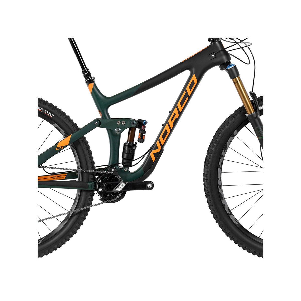 Norco Range C 9.1, darkgreen/black/orange - Bild 4