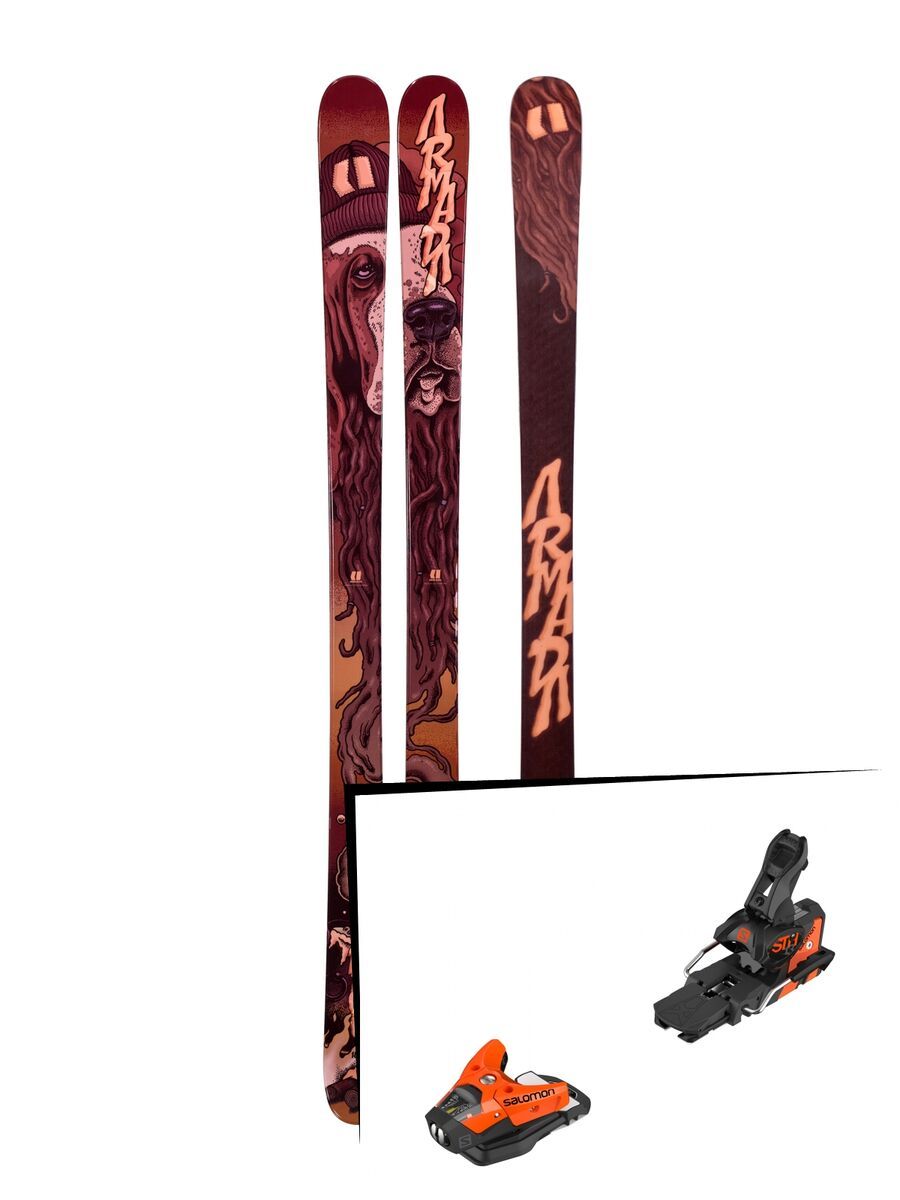 Set: Armada BDog 2019 + Salomon STH2 WTR 13 orange/black - Bild 1