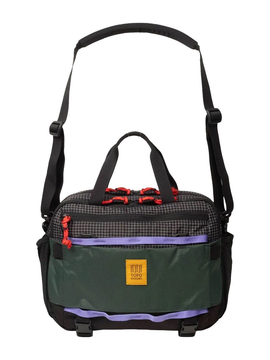 Topo Designs Mountain Cross Bag 14L, grid/very peri - Bild 4