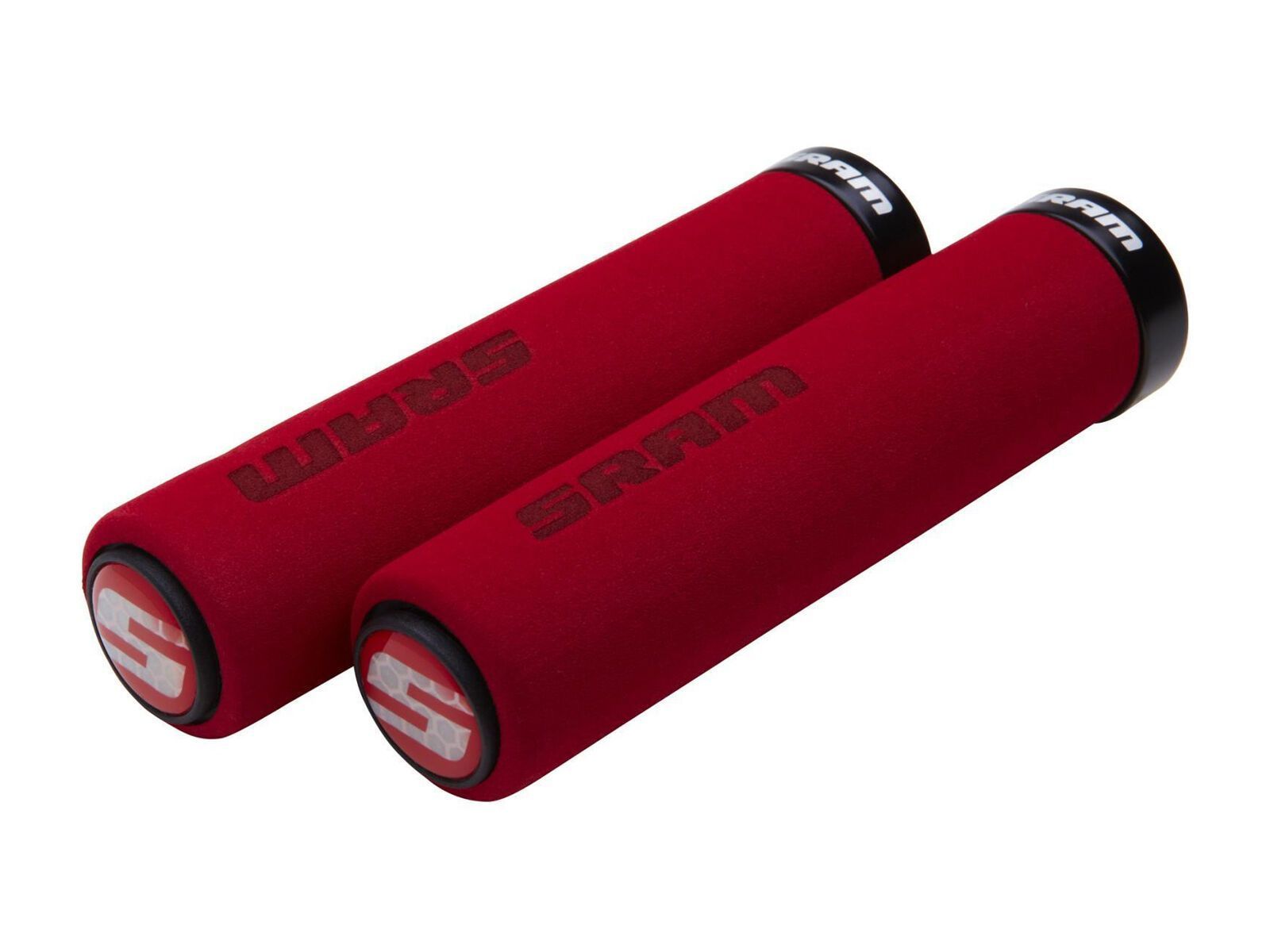 SRAM Locking Grips Foam, red/black clamp - Bild 1