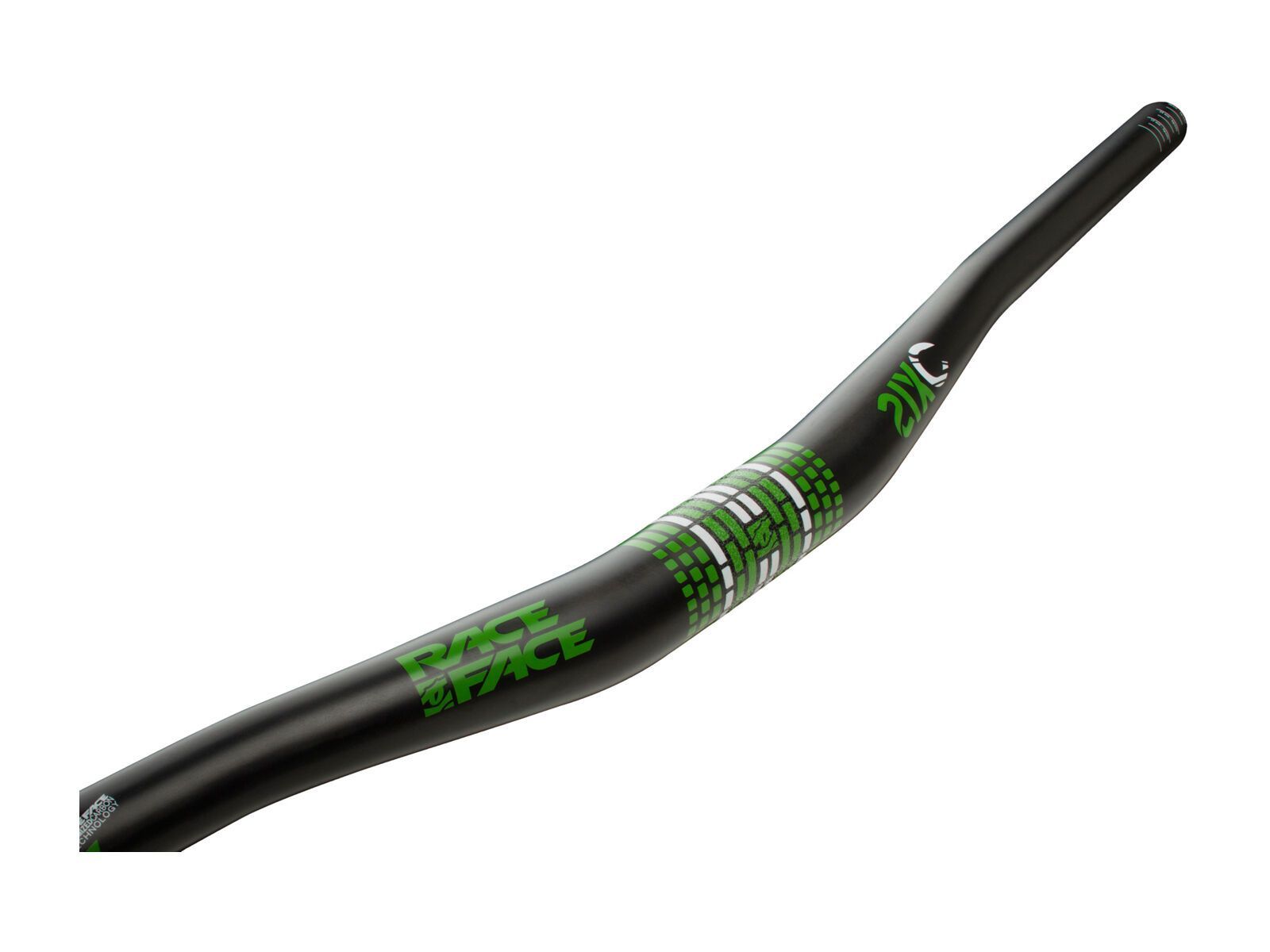 Race Face Sixc 3/4 Zoll Riser, green/white logo - Bild 1