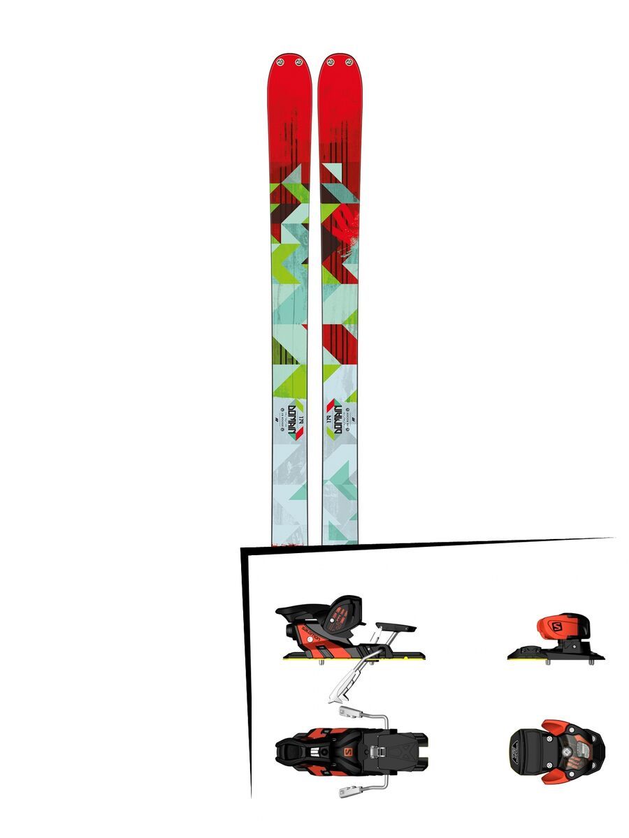 K2 SKI Set: Domain 2016 + Salomon Warden MNC 13 - Bild 1