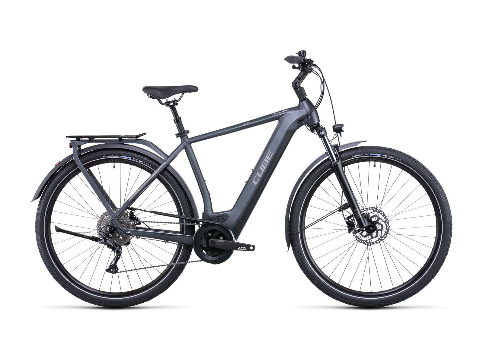 Cube Kathmandu Hybrid One 500, grey´n´teak - Bild 1