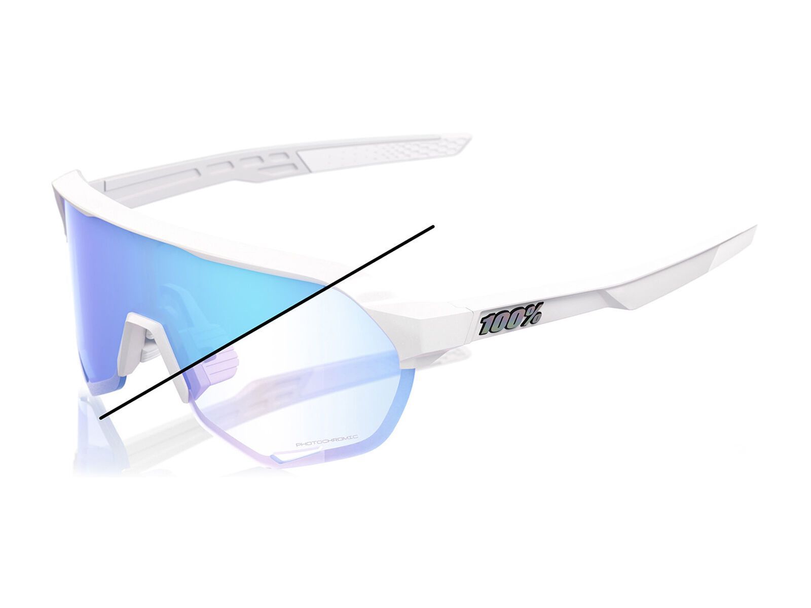 100% S2 Bastille LE, Blue Photochromic Mirror - Bild 1