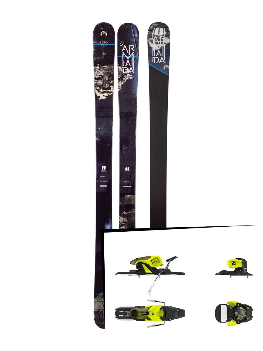 Set: Armada Al Dente 2018 + Salomon Warden 11 yellow/black - Bild 1