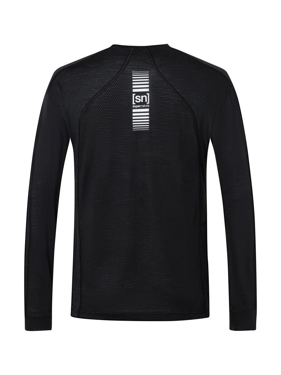 super.natural Alarm Running LS Herren, jet black/jet black - Bild 2