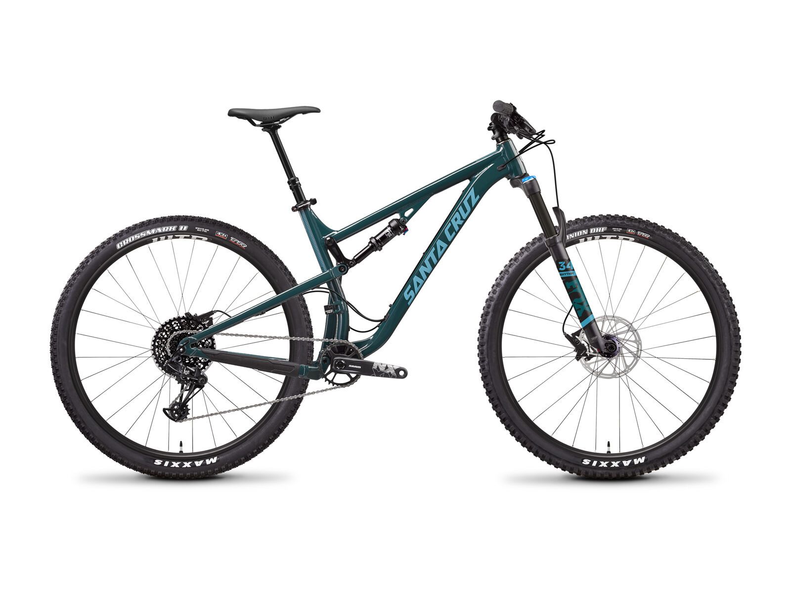 Santa Cruz Tallboy AL R, forest green and baby blue - Bild 1
