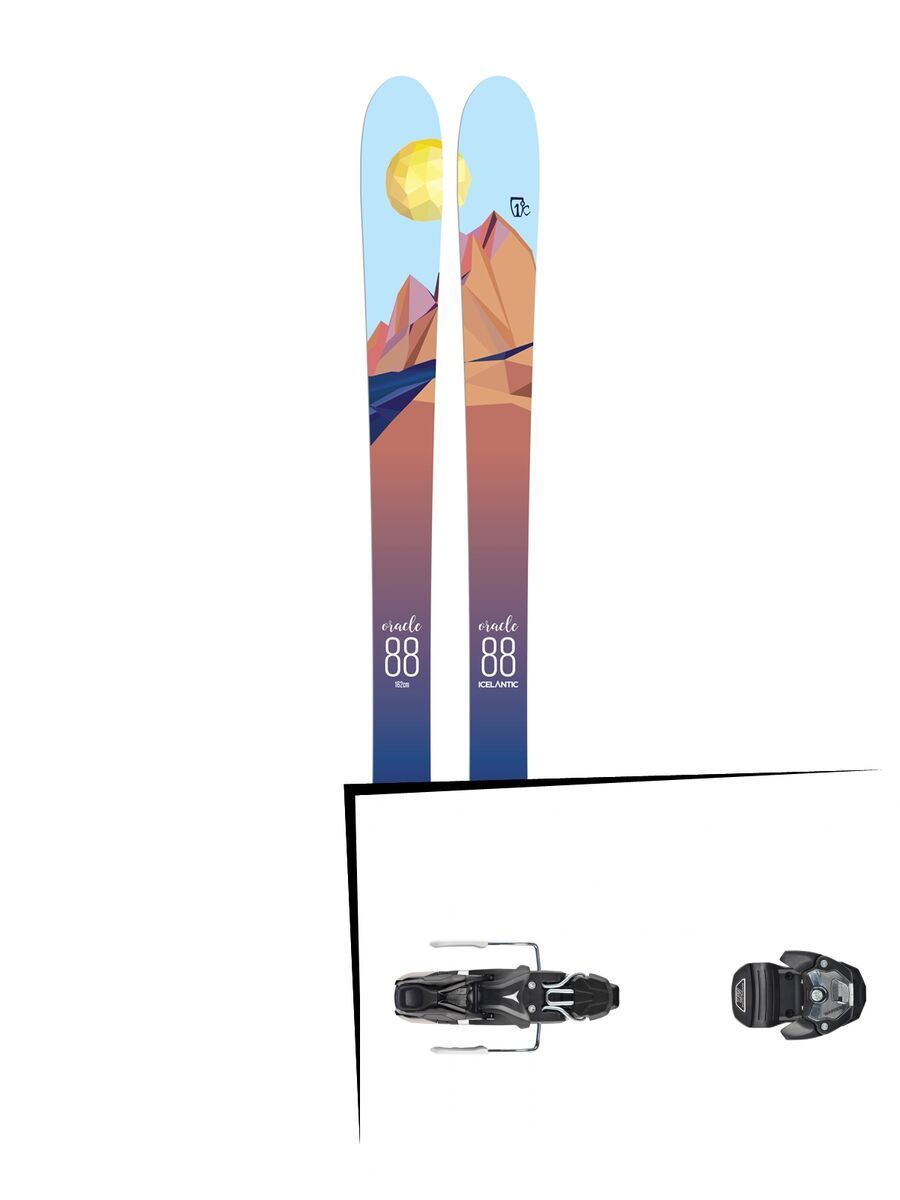 Set: Icelantic Oracle 88 2018 + Atomic Warden MNC 11 black/black - Bild 1