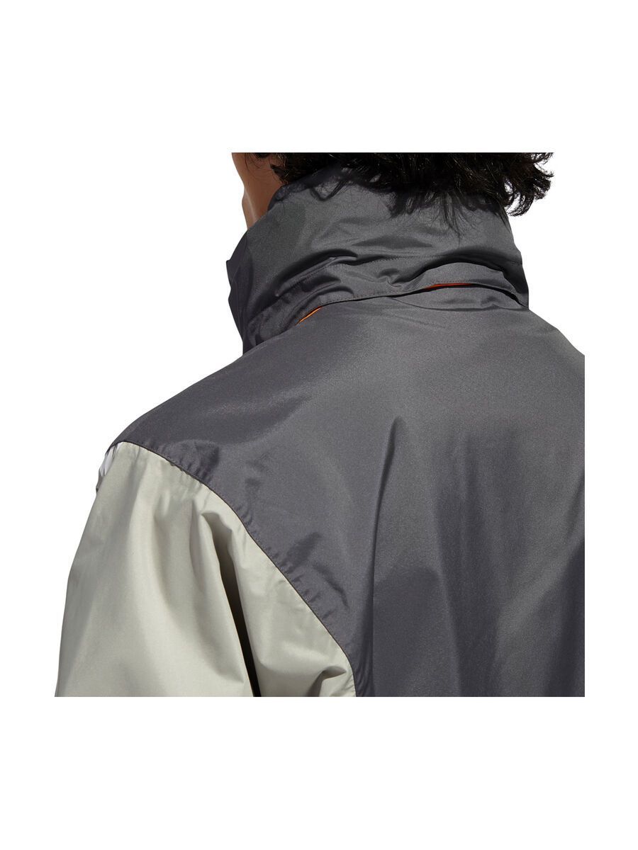 Adidas Anorak 10K Jacket, grey six/feather grey/orange - Bild 7