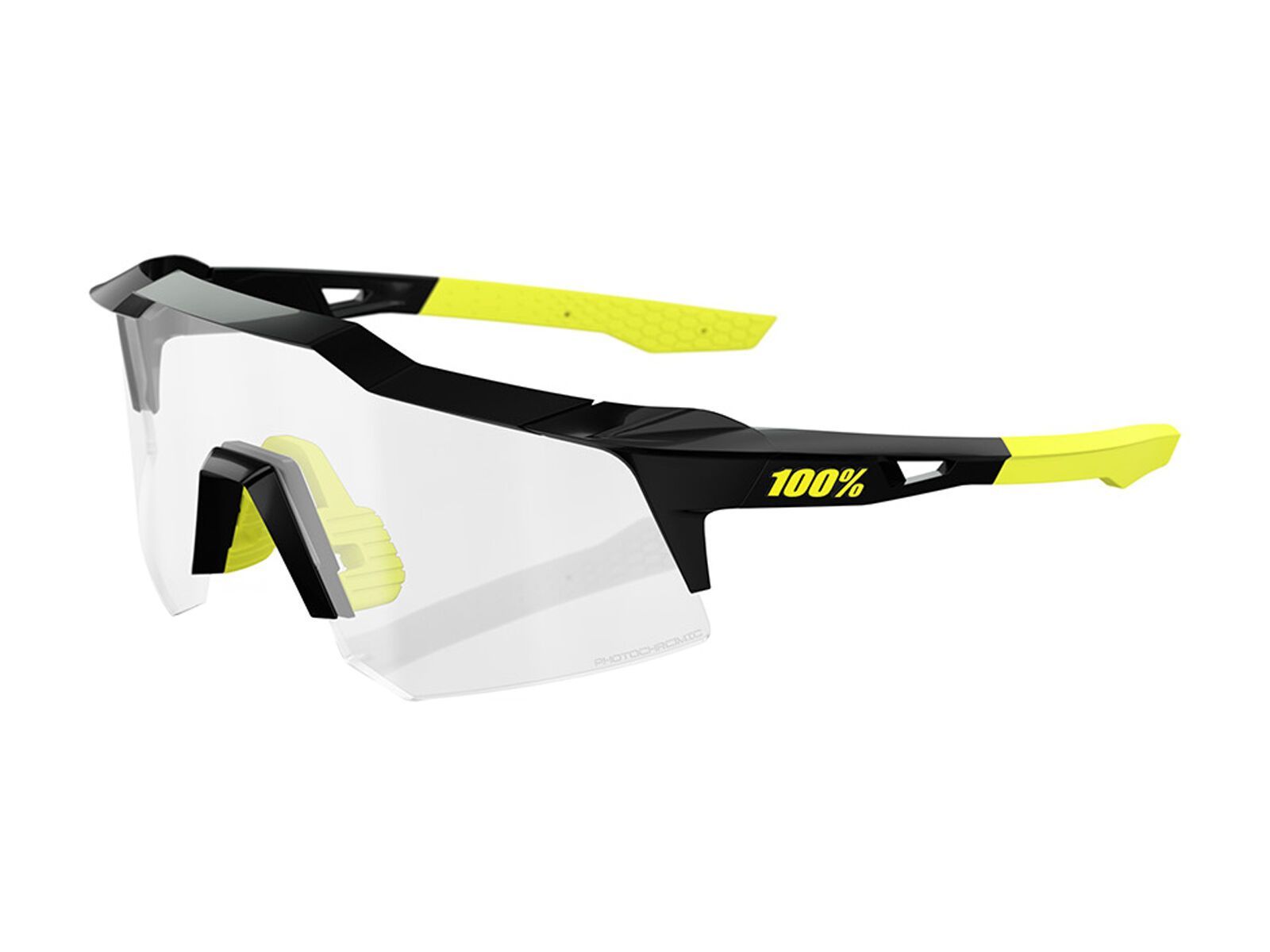 100% Speedcraft XS, Photochromic / gloss black - Bild 1