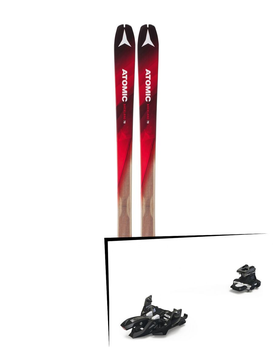 Set: Atomic Backland 78 2018 + Marker Alpinist 12 black/titanium - Bild 1