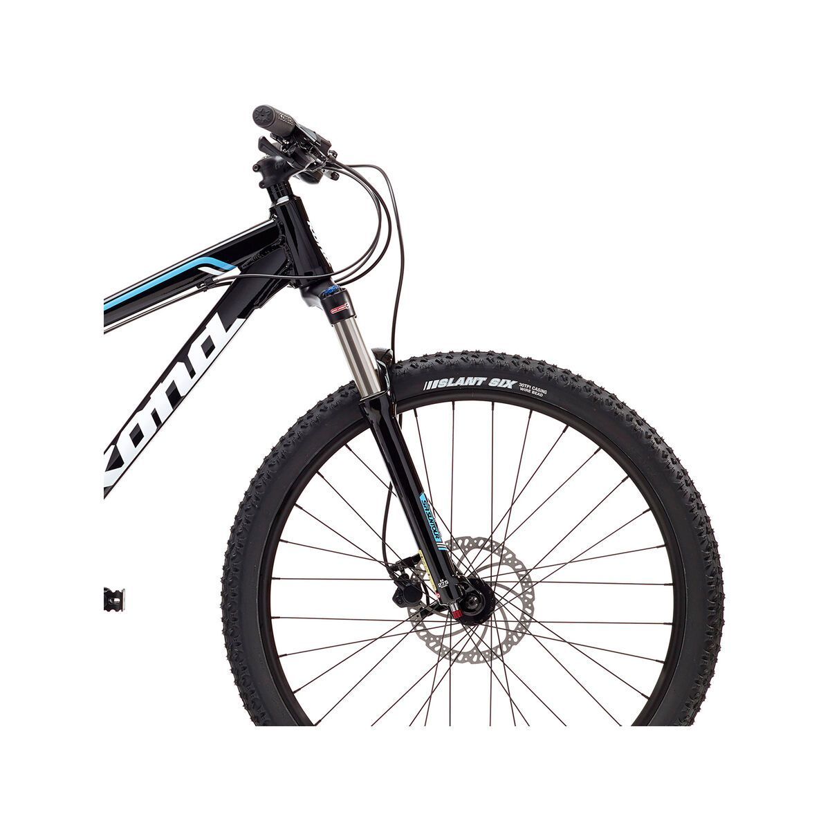 Kona Fire Mountain 27.5, gloss black/white/cyan - Bild 5