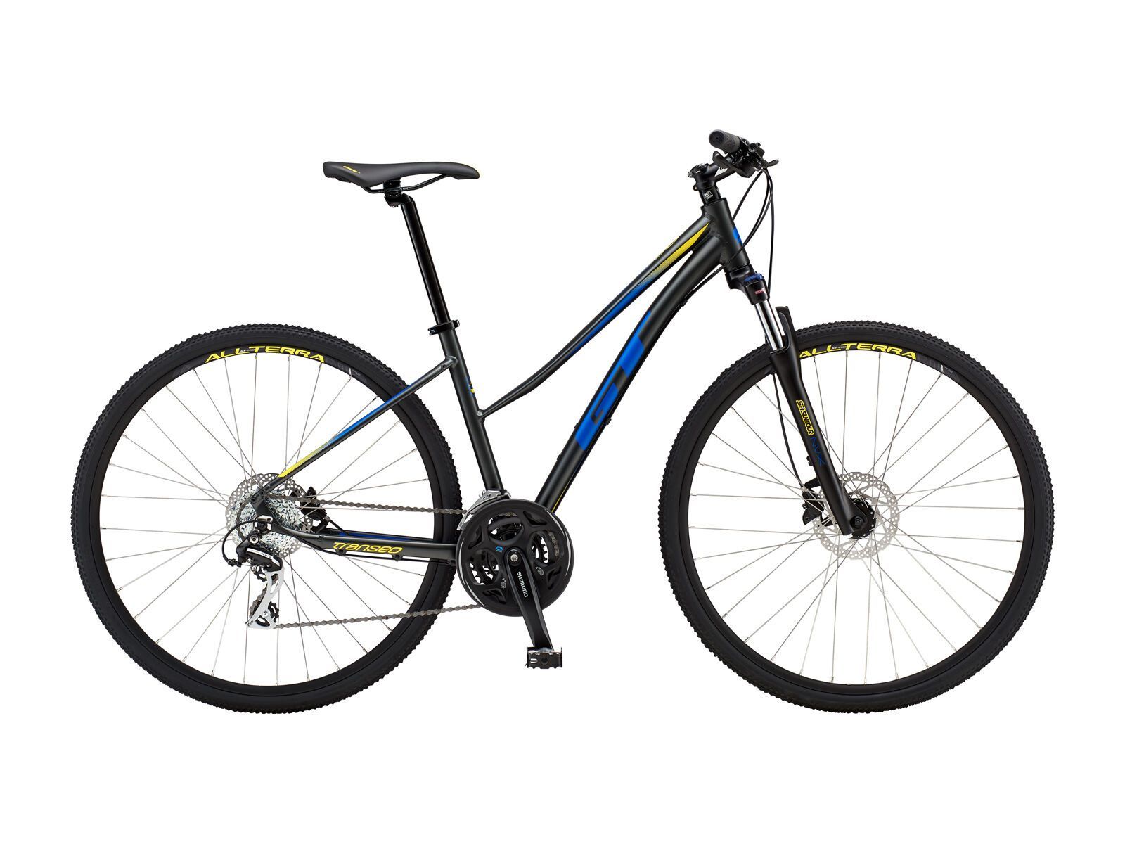 GT Transeo Elite Step Thru, satin gun w/ yellow and ink - Bild 1