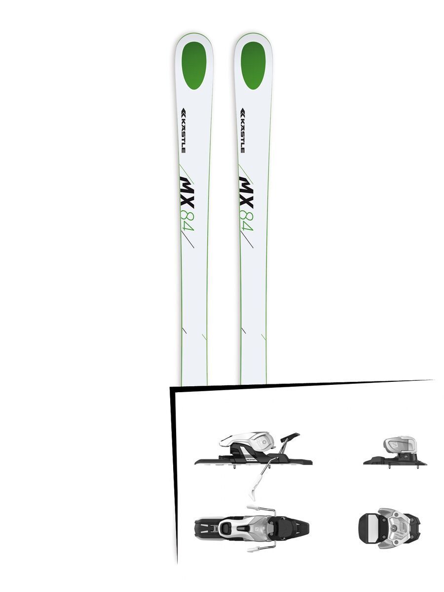 Set: Kästle MX84 2018 + Salomon Warden 11 silver/white - Bild 1