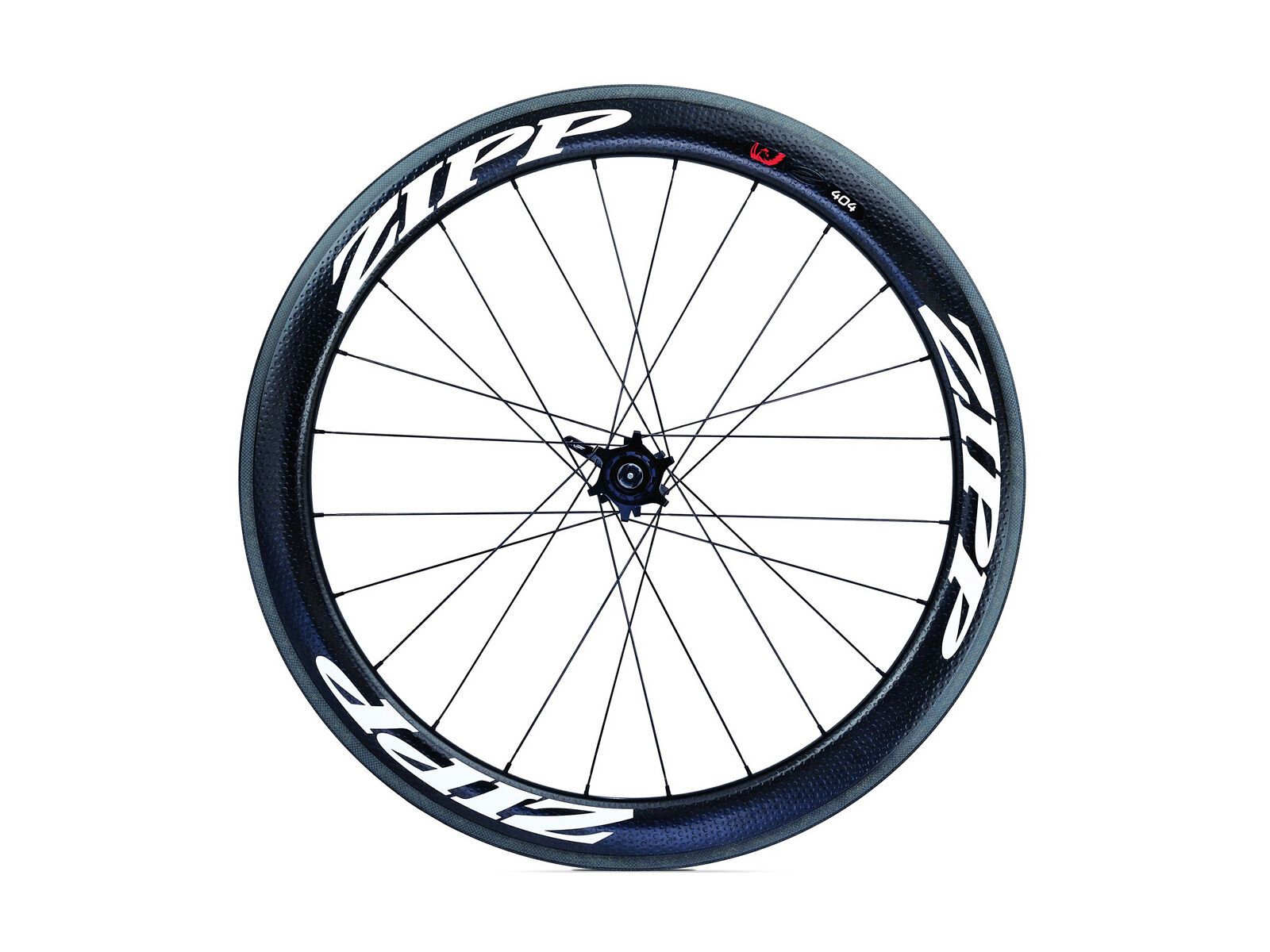 Zipp 404 Firecrest Carbon Clincher, schwarz / weiße Aufkleber - Bild 1