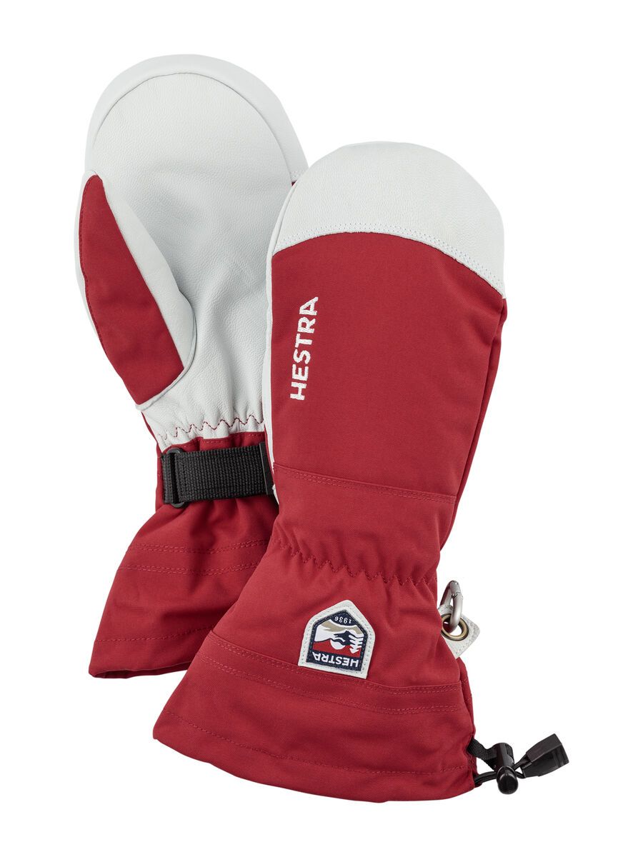 Hestra Army Leather Heli Ski Mitt, red - Bild 1