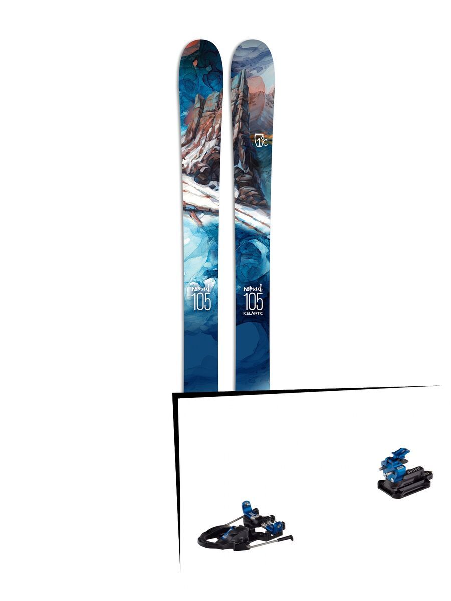 Set: Icelantic Nomad 2017 + Hagan Core Bindung (1994618) - Bild 1