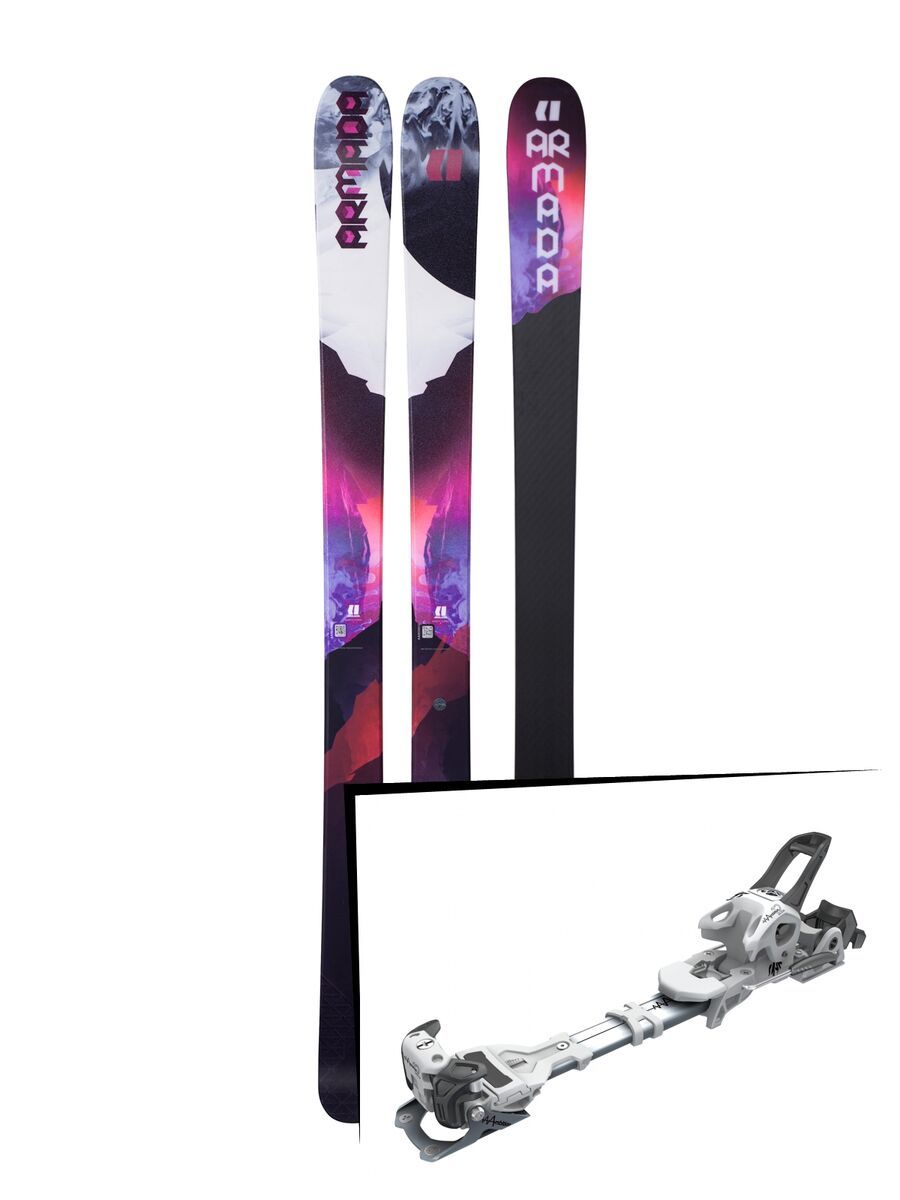 Set: Armada Victa 97 Ti 2018 + Tyrolia Ambition 12 AT solid white black - Bild 1