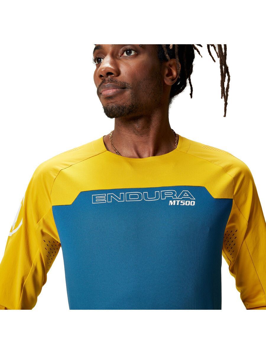 Endura MT500 Burner Trikot (Langarm), stahlblau - Bild 8