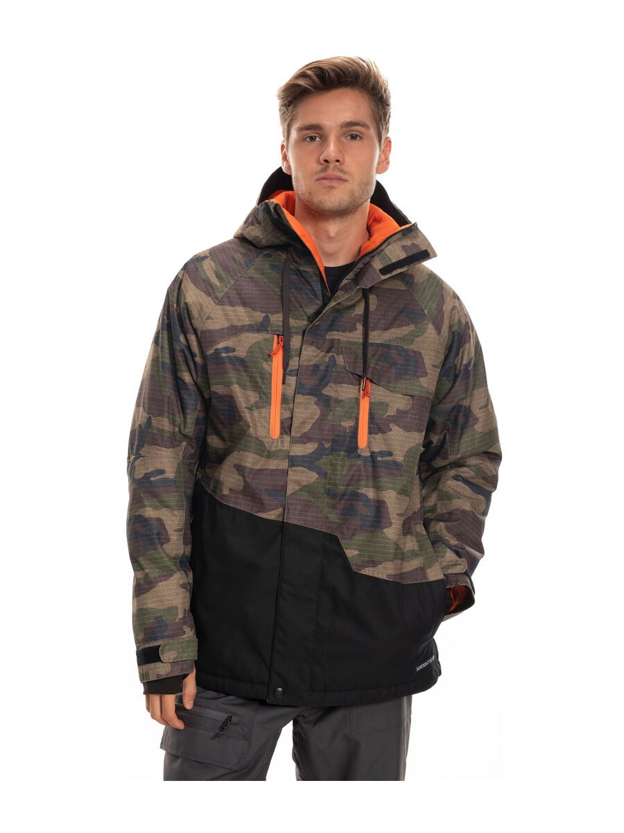 686 Geo Insulated Jacket, dark camo colorblock - Bild 3