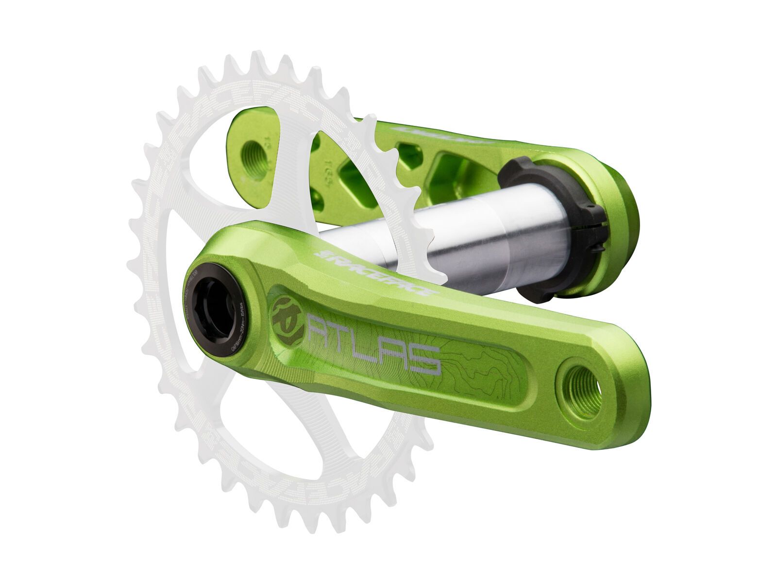 Race Face Atlas Cinch - 83 mm, green - Bild 2