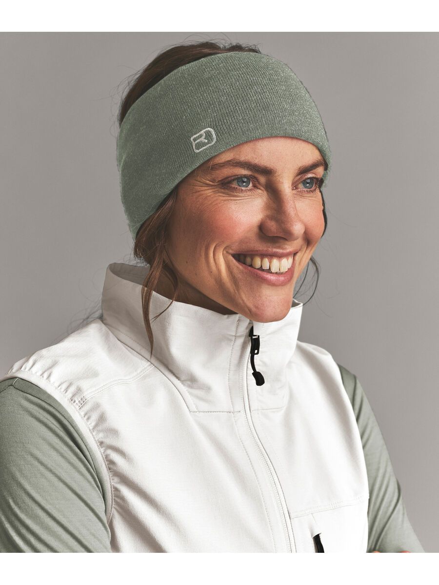 Ortovox Wonderwool Headband, green sage blend - Bild 2