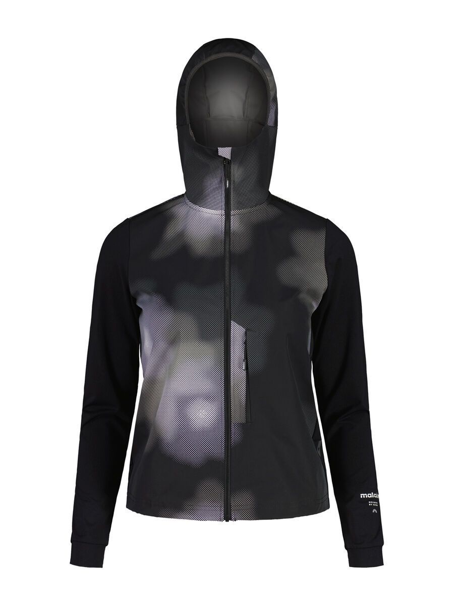 Maloja SennesM. Printed Glide & Ride, deep black bloom - Bild 1