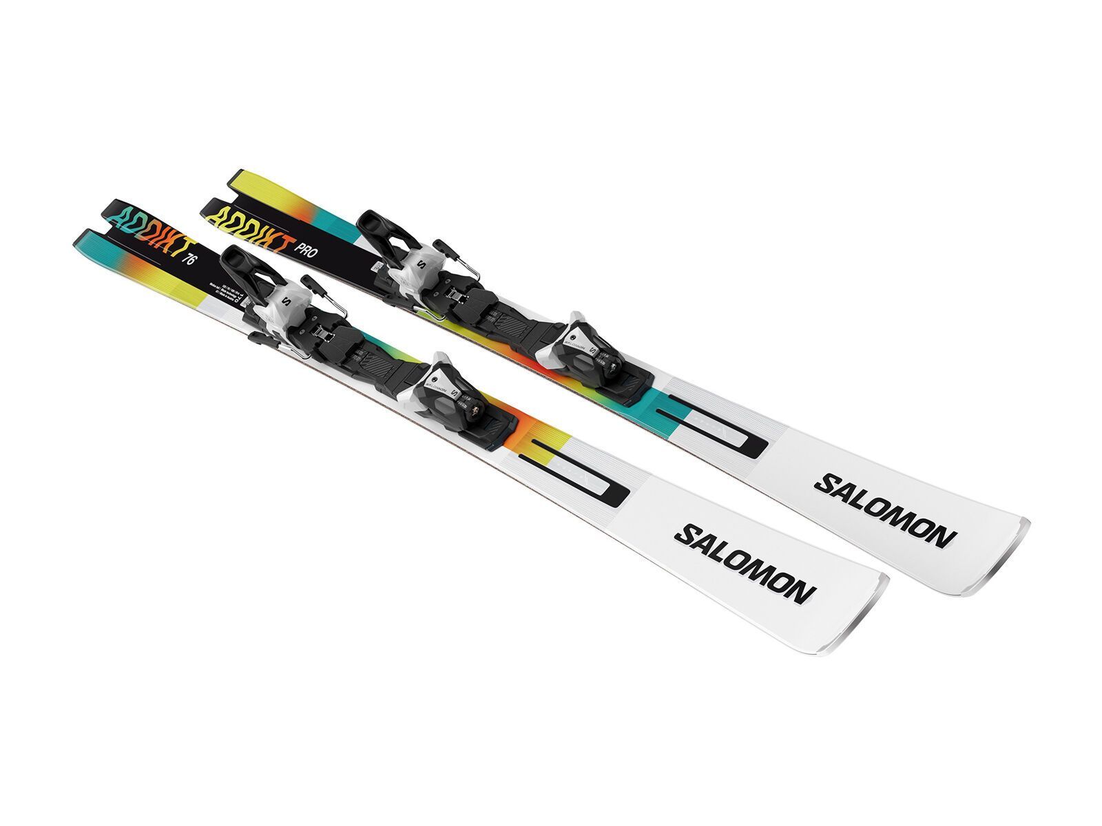 Salomon Addikt Pro 76 + MI12 GW, white/black/capri breeze - Bild 6