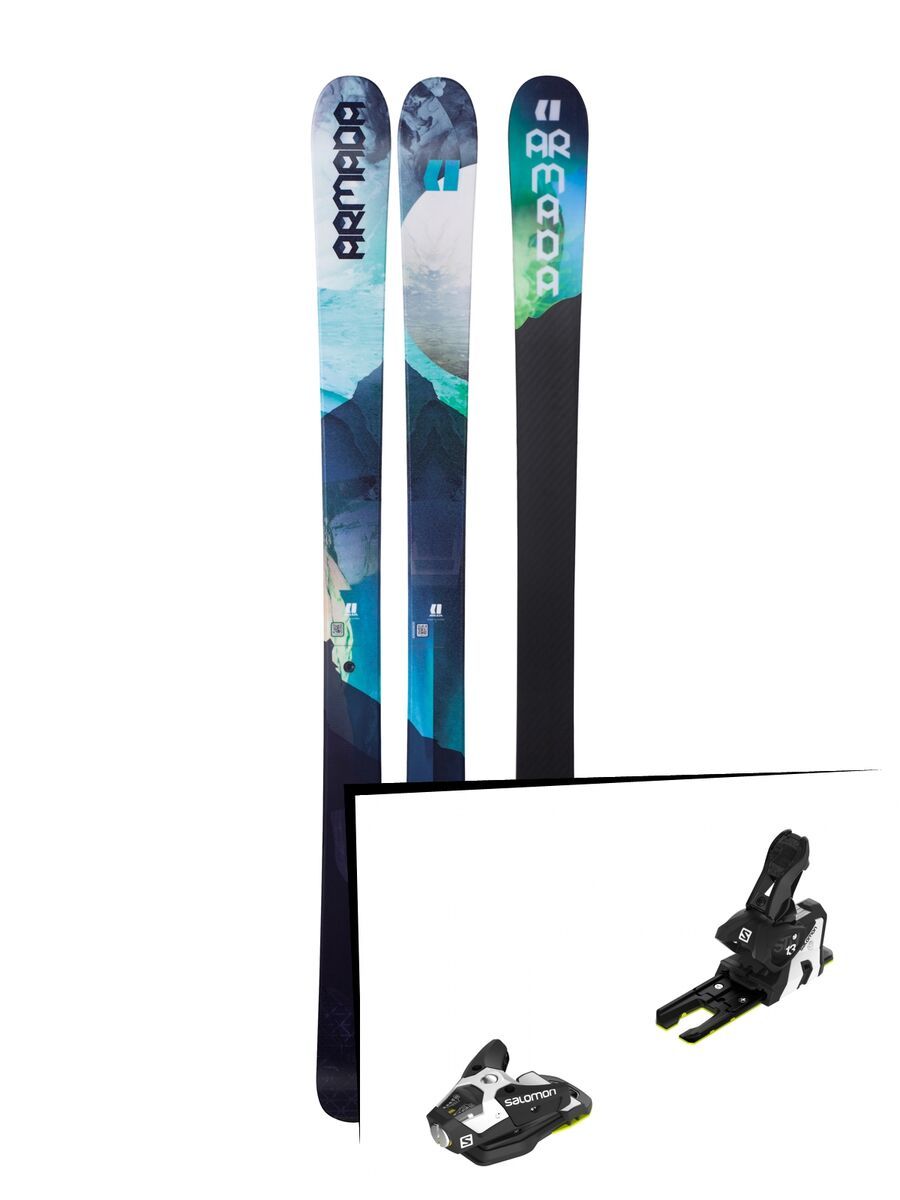 Set: Armada Victa 93 2018 + Salomon N STH2 WTR 13 black/white - Bild 1