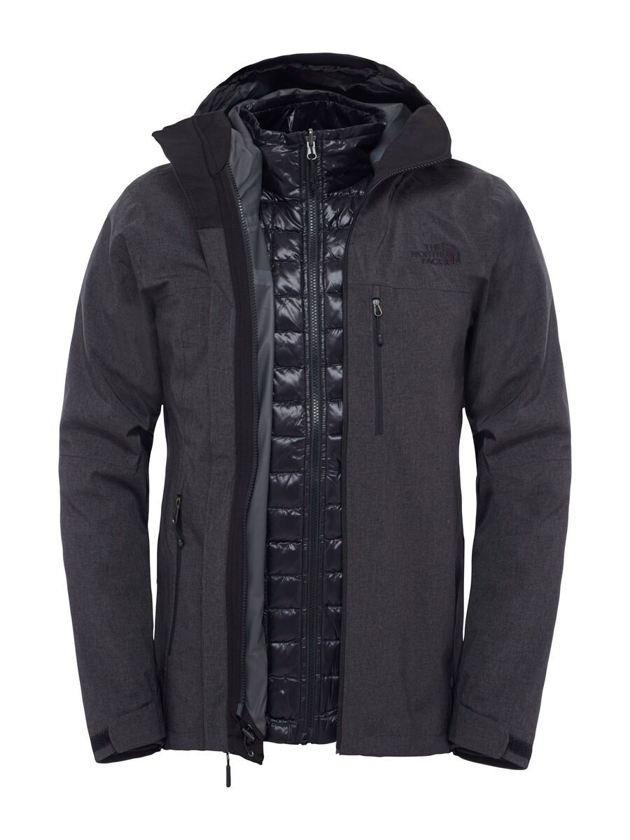 The North Face Mens ThermoBall Triclimate Jacket, black heather - Bild 1