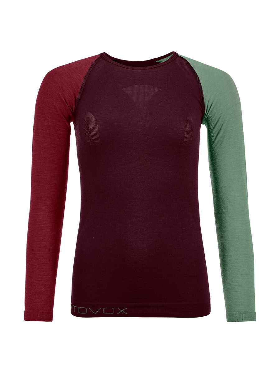 Ortovox 120 Merino Comp Light Long Sleeve W, dark wine - Bild 1