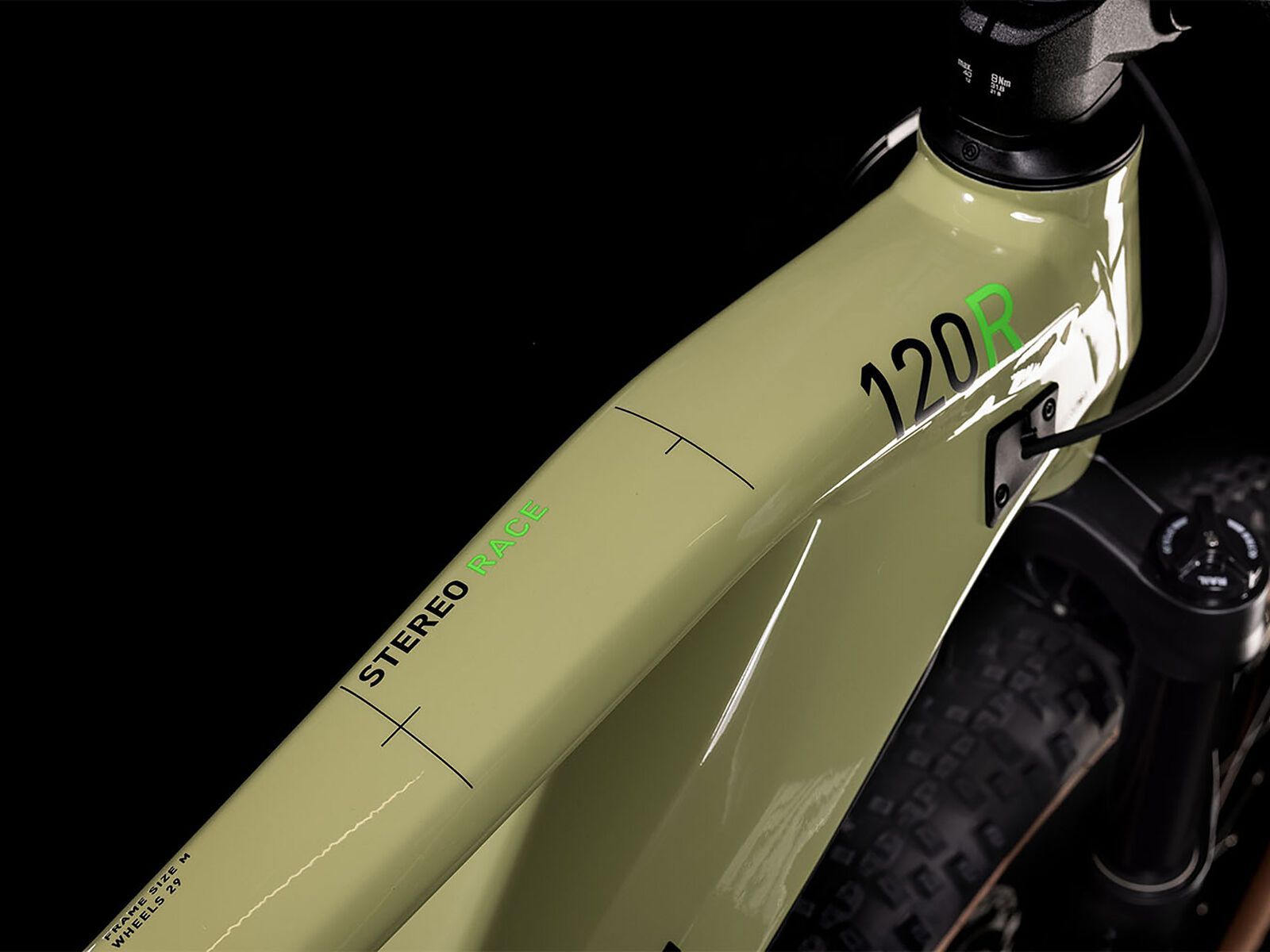 Cube Stereo Hybrid 120 Race 625 27.5, green´n´flashgreen - Bild 2