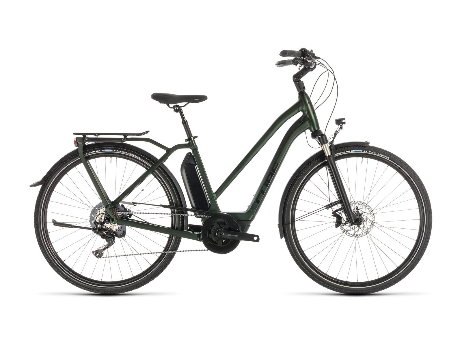 Cube Town Sport Hybrid EXC 500 Trapeze, green´n´black - Bild 1