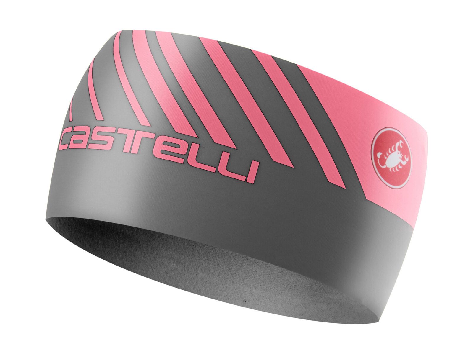 Castelli Arrivo 3 Thermo Headband, dark gray/giro pink - Bild 1