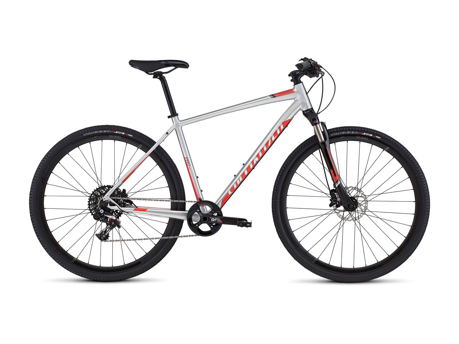 Specialized Crosstrail Pro Disc, brushed/rocket red/black - Bild 1