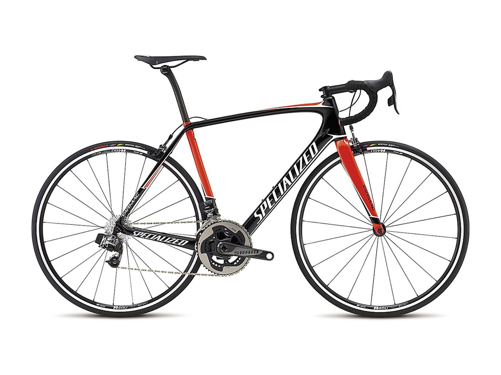 Specialized Tarmac Expert eTap, gloss tarmac black/rocket red/metallic white - Bild 1