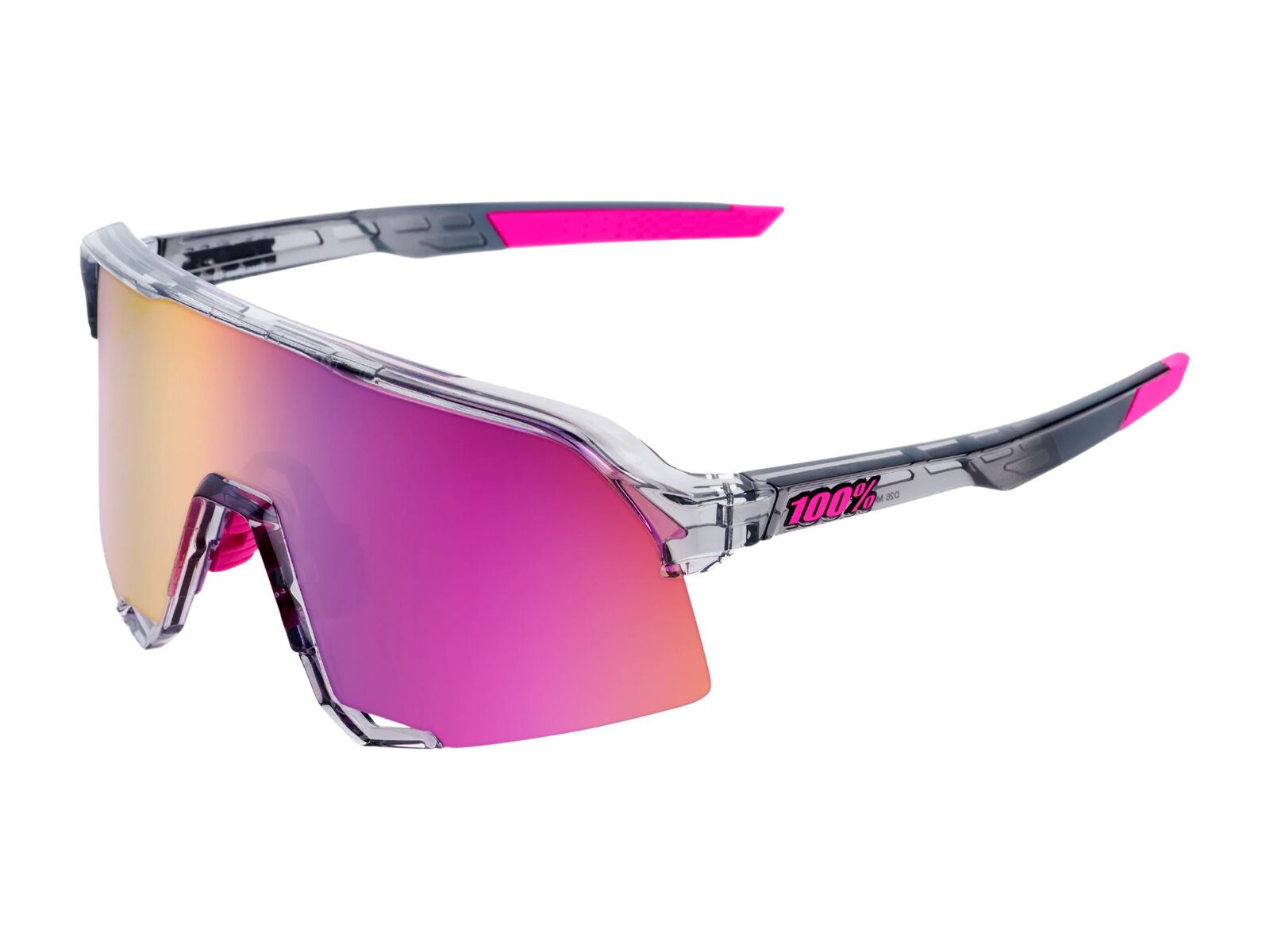 100% S3 Tokio Night Edition, Purple ML Mirror Lens / pol. transl. grey - Bild 1